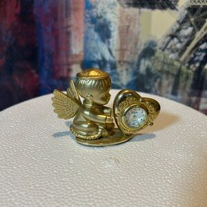 Vintage Cherub Angel Clock